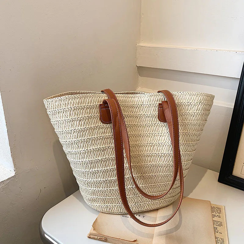Panier sac en osier