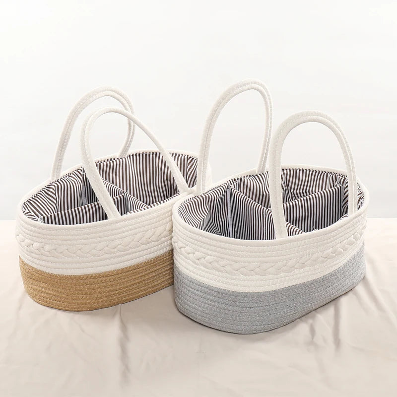 Panier à langer en osier