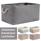 Grand panier de rangement rectangulaire