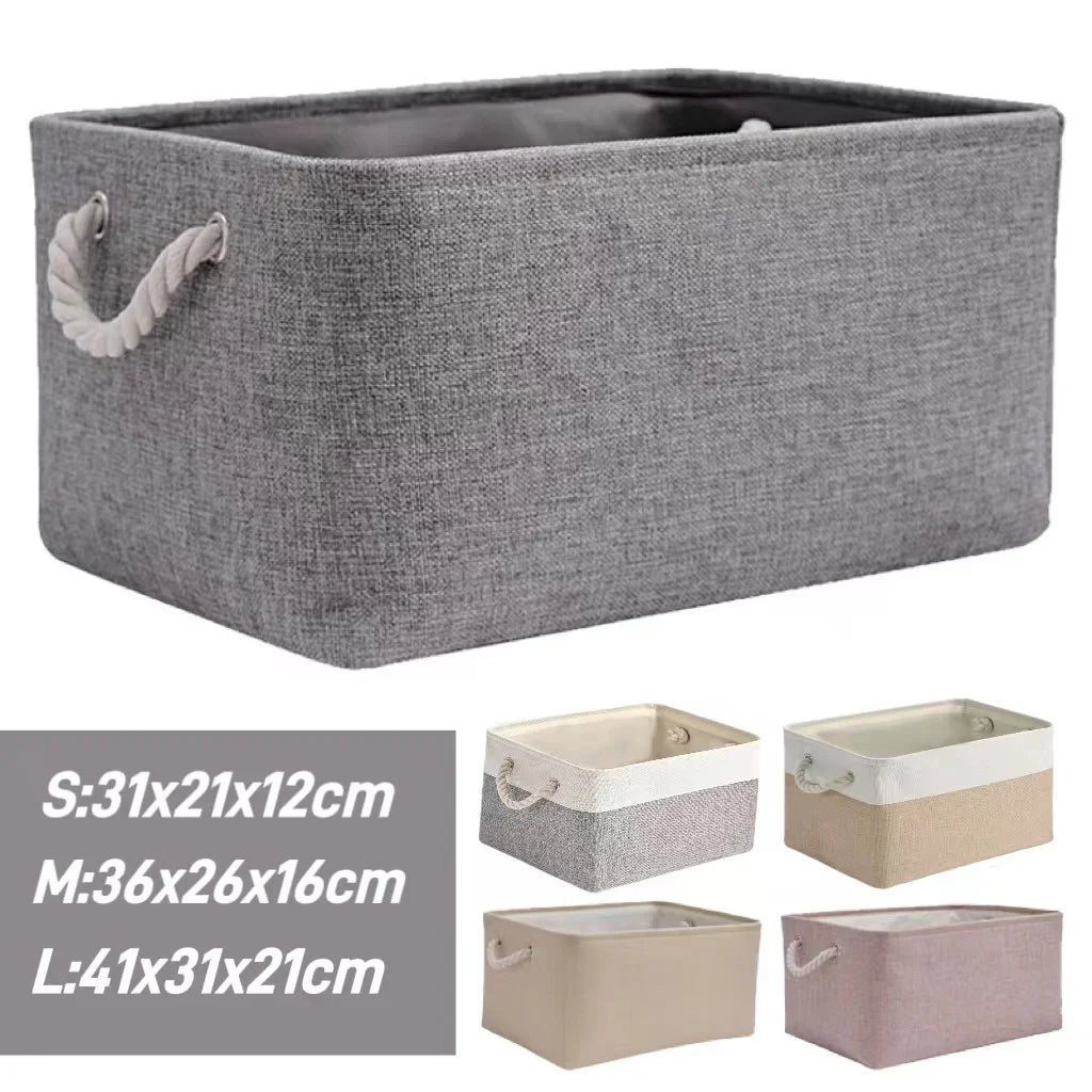 Grand panier de rangement rectangulaire