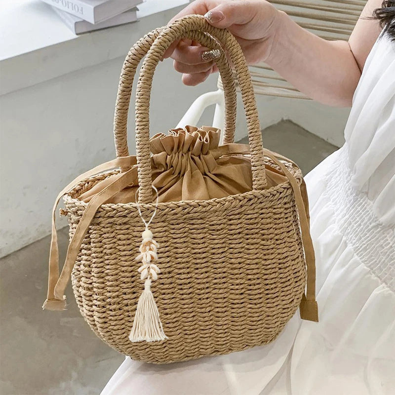Sac voyage en panier