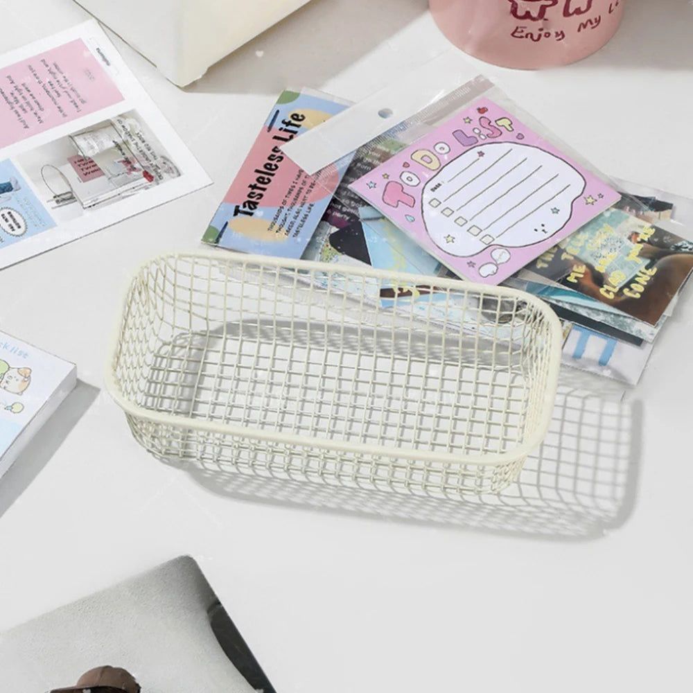 Petit panier de rangement rectangulaire