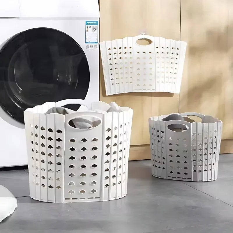 Panier à linge sale en plastique