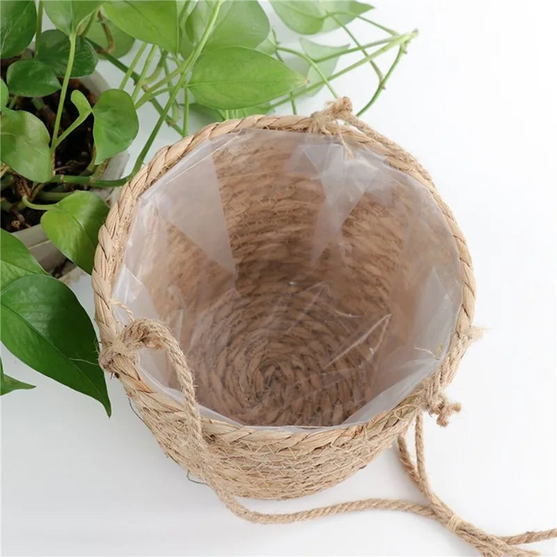 Petit panier suspendu pour plante