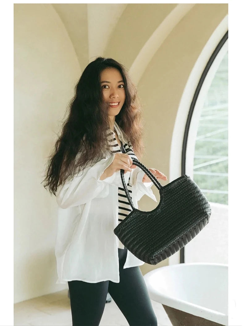 Sac à main panier pour femme