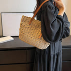 Sac panier en paille