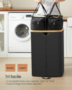 Double panier à linge