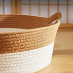 Panier pour chat en rotin