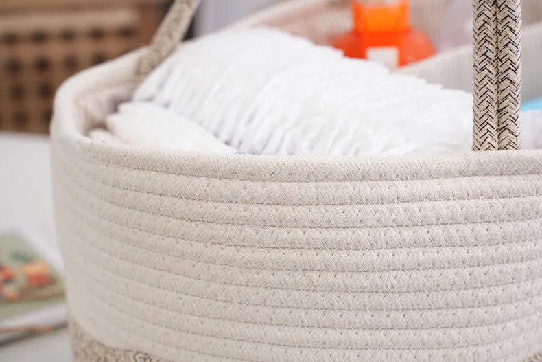 Panier de rangement pour bébé et table à langer