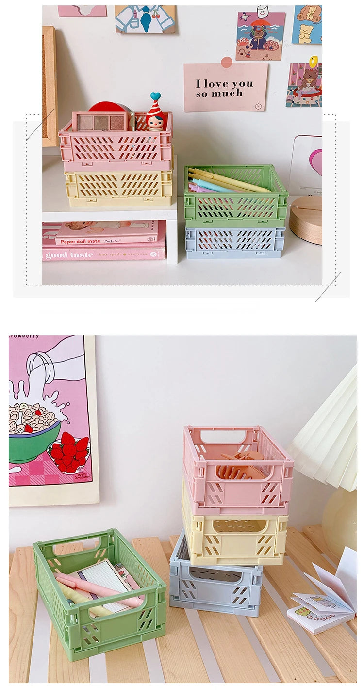 Panier de rangement pliable