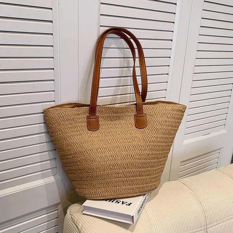 Panier sac en osier