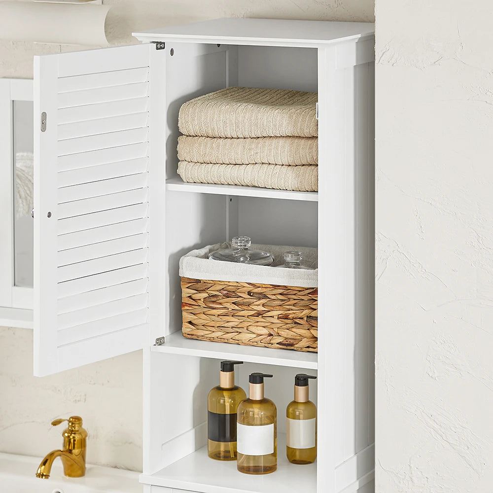 Meuble salle de bain avec panier à linge