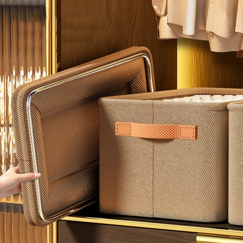 Panier de rangement de serviette pour salle de bain