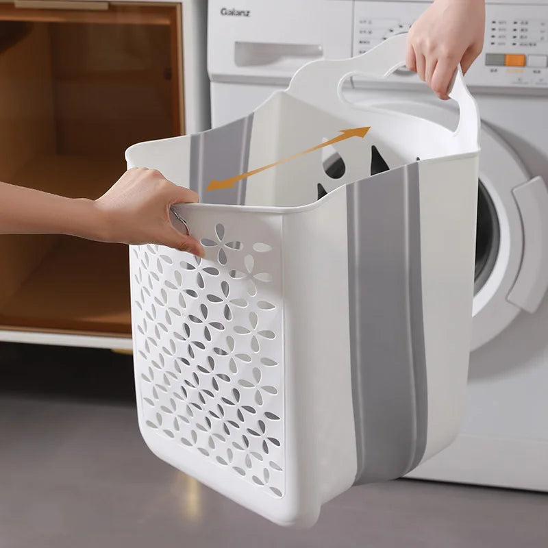 Panière à linge en plastique