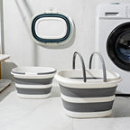 Panier à linge plastique pliable