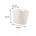 Panier à linge sale en plastique
