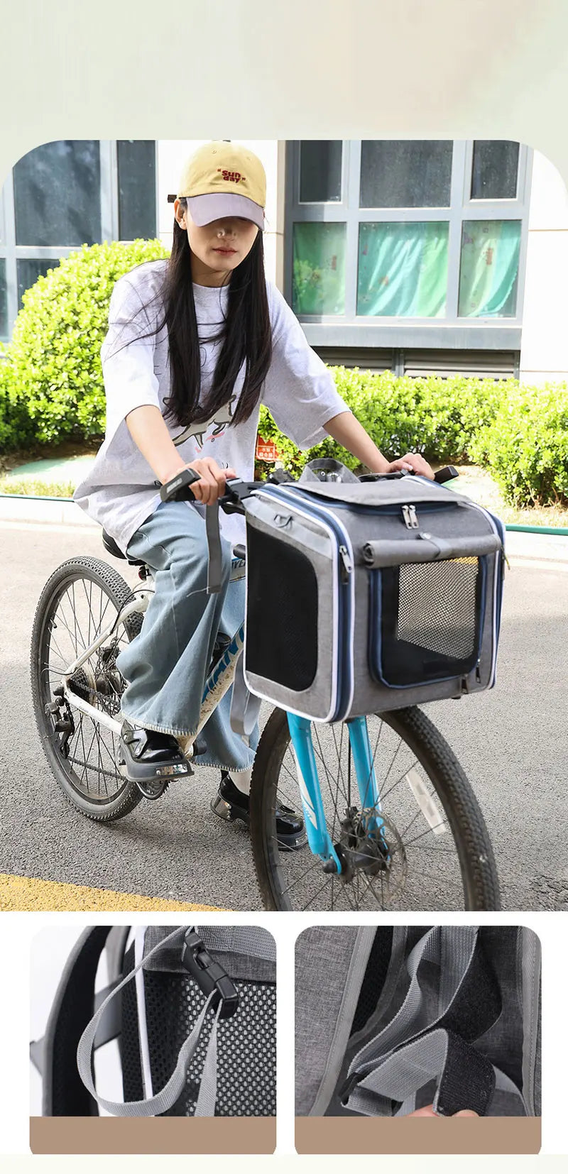Panier vélo pour chien de 8kg