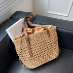 Sac panier en paille