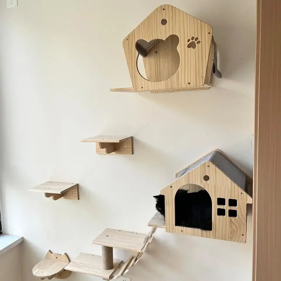 Panier mural pour chat