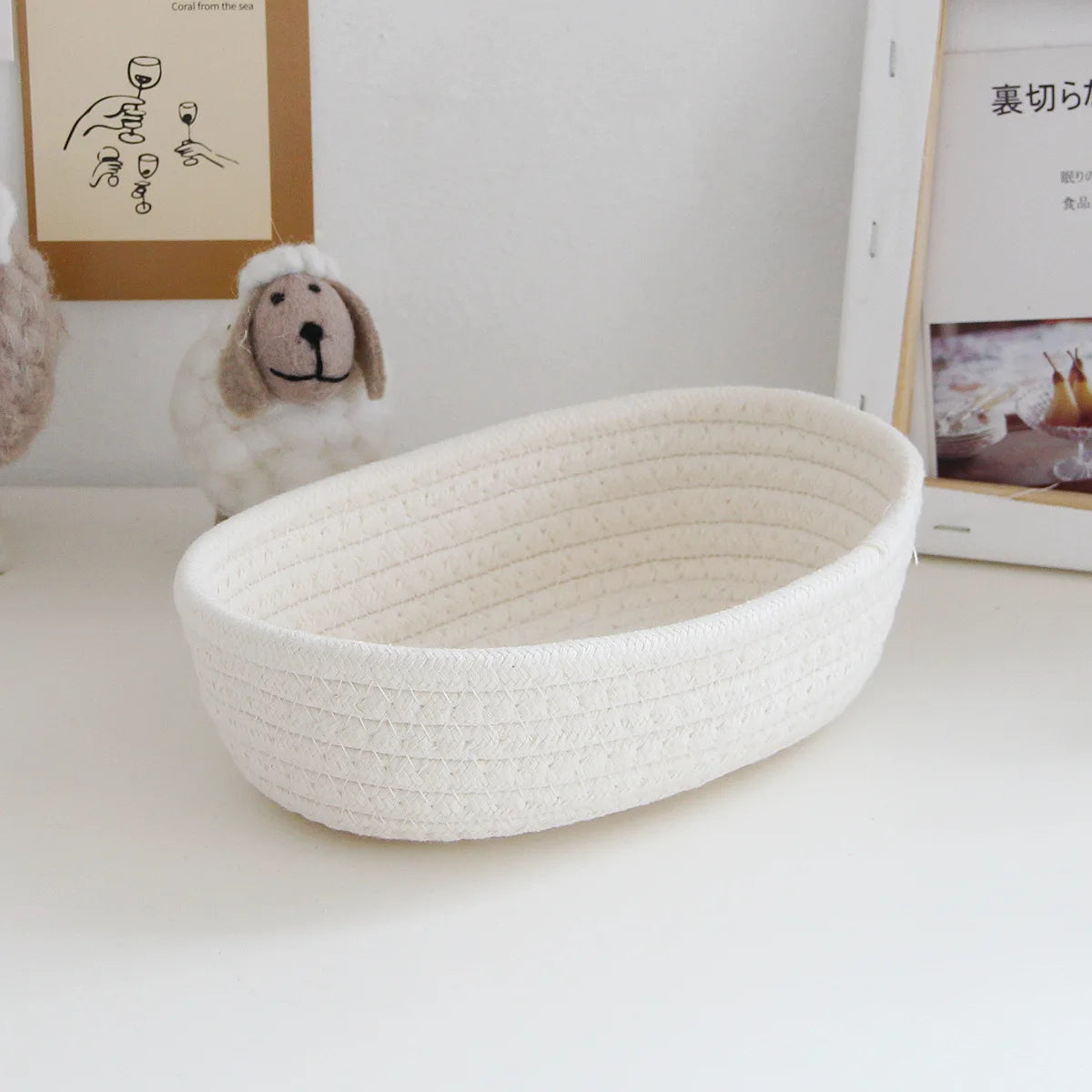 Panier de rangement en tissu