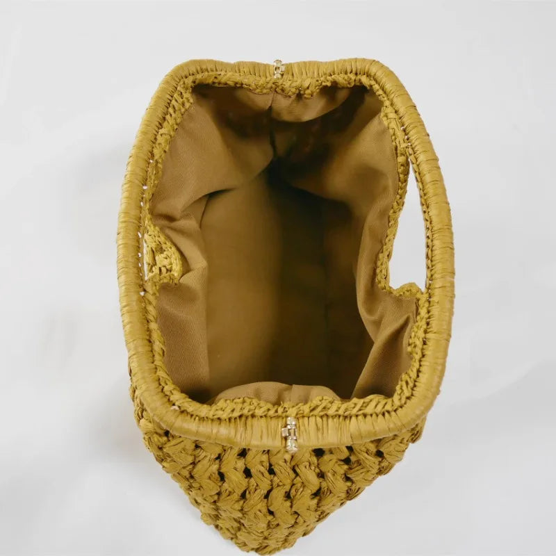 Panier en osier sac à main