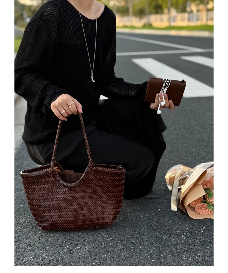 Sac à main panier pour femme