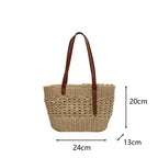 Sac panier en paille
