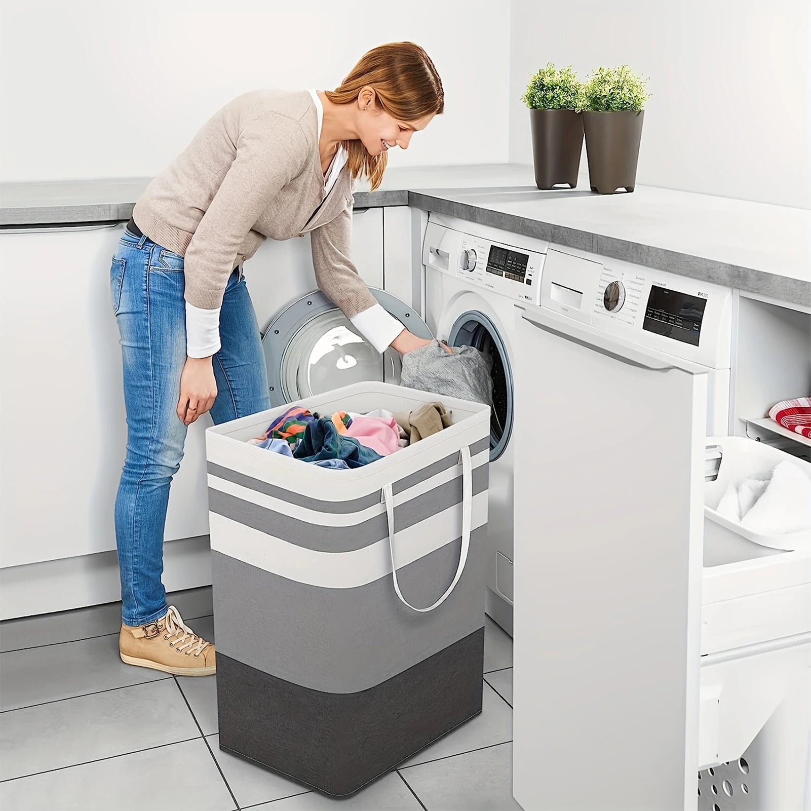 Grand panier à linge XXL
