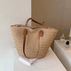 Panier sac en osier