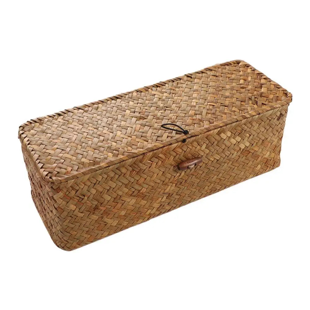 Petit panier de rangement avec couvercle