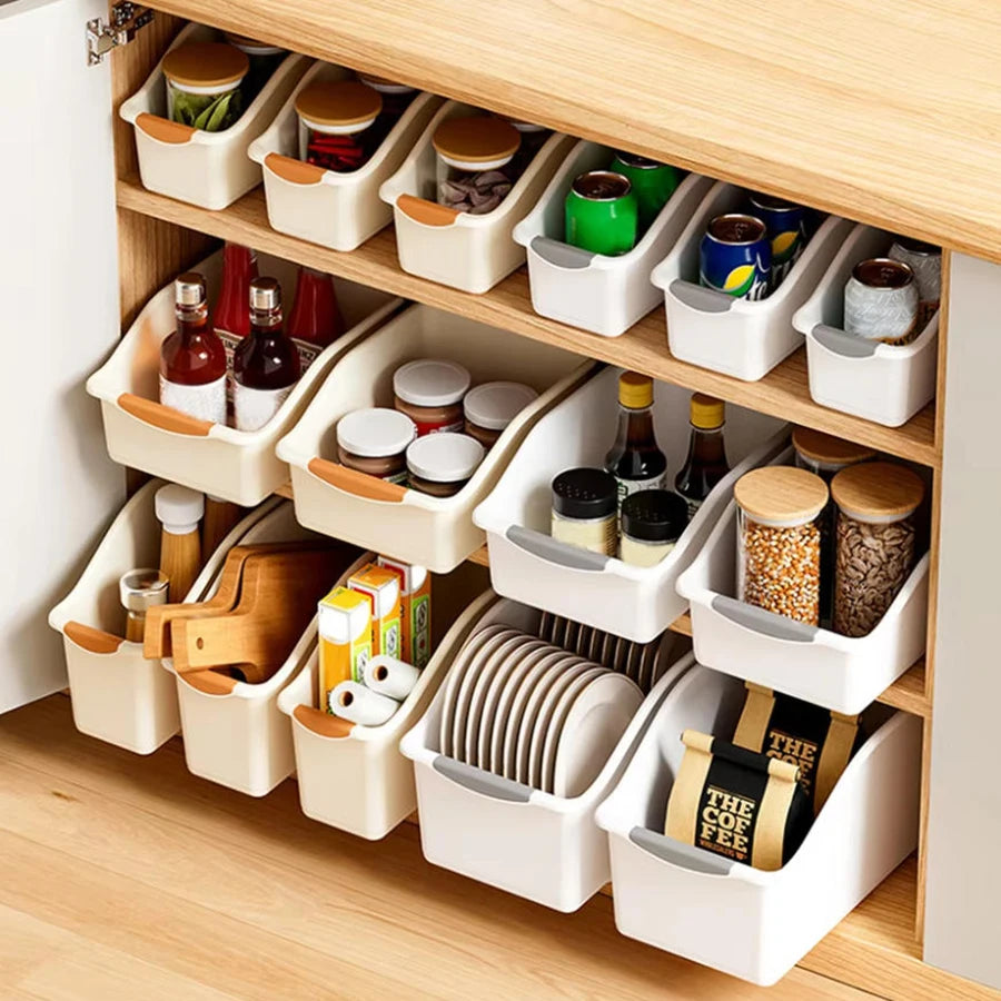 Panier de rangement en plastique