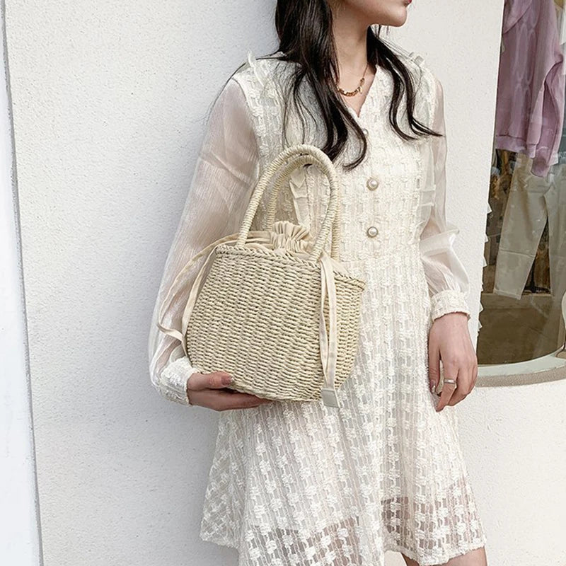 Sac voyage en panier