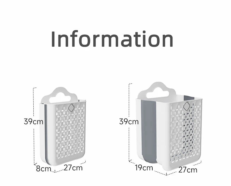 Panière à linge en plastique