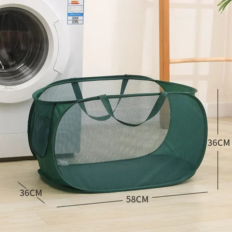 Panier à linge en tissu pliable