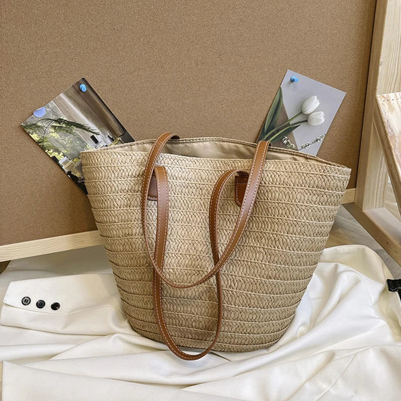 Sac panier osier chic
