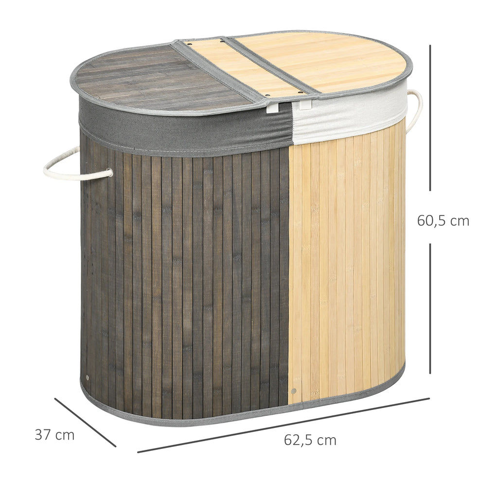 Panier à linge sale en bois