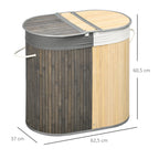Panier à linge sale en bois