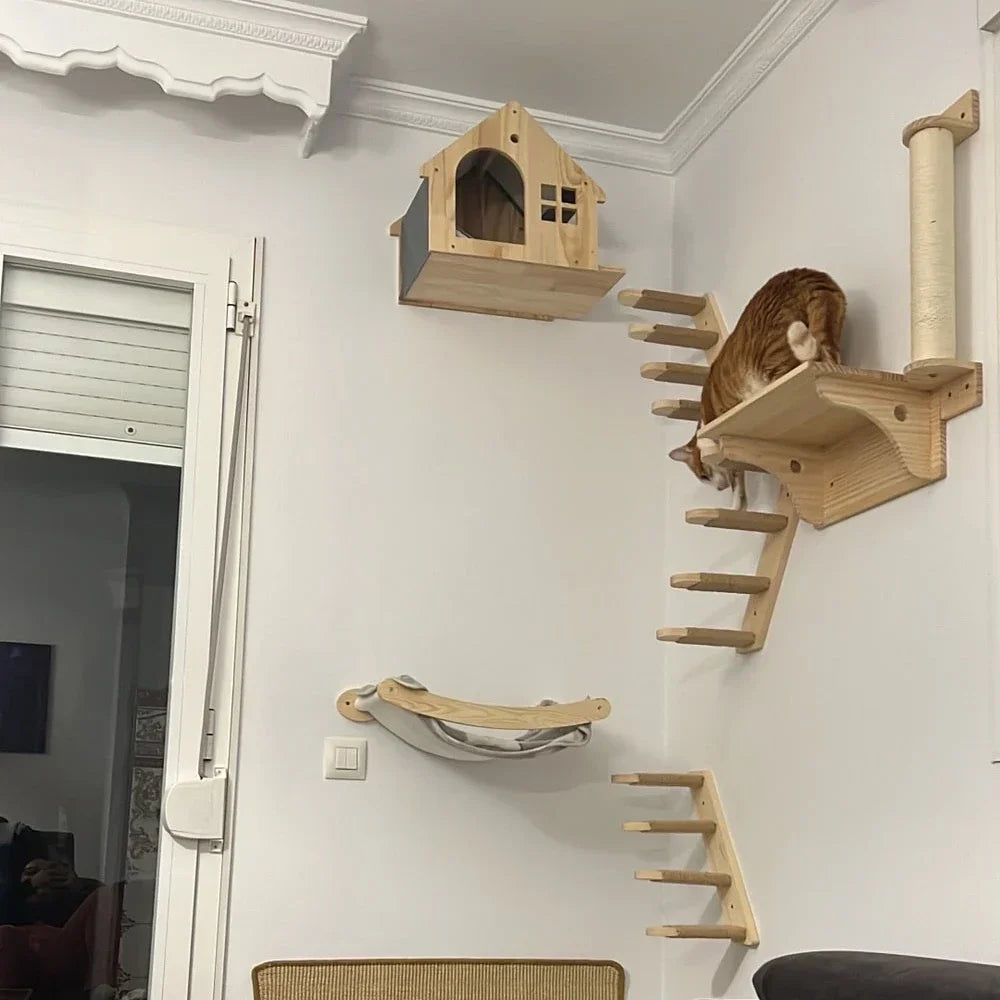 Panier mural pour chat