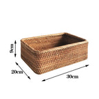 Panier de rangement rectangulaire