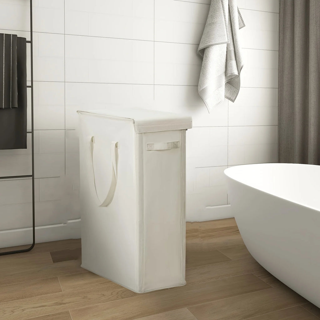 Panière à linge avec couvercle