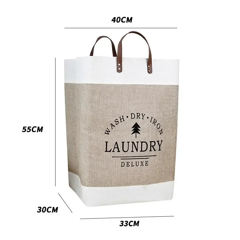 Panière à linge rectangulaire