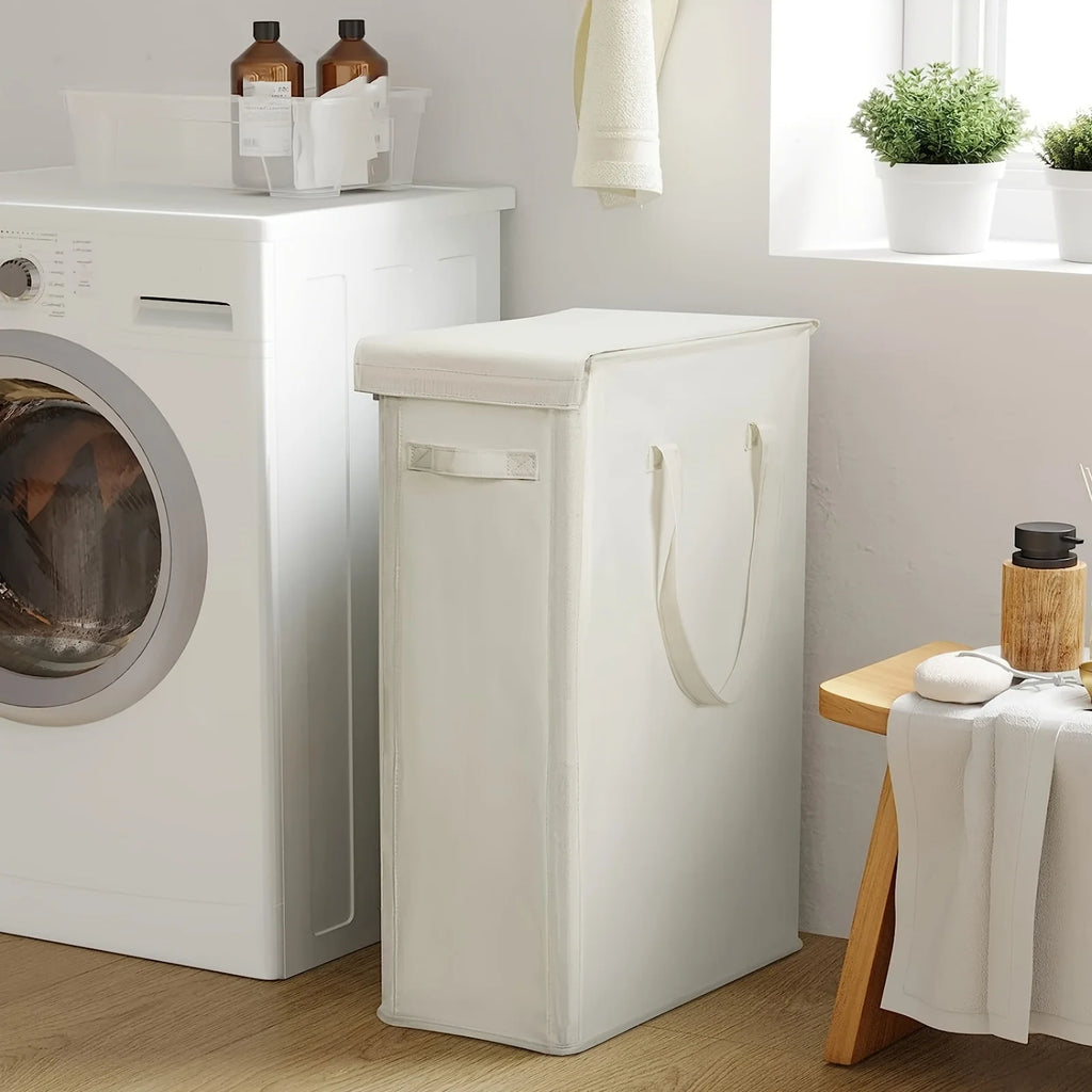 Panière à linge avec couvercle