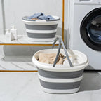 Panier à linge plastique pliable