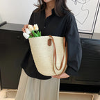 Panier sac en osier