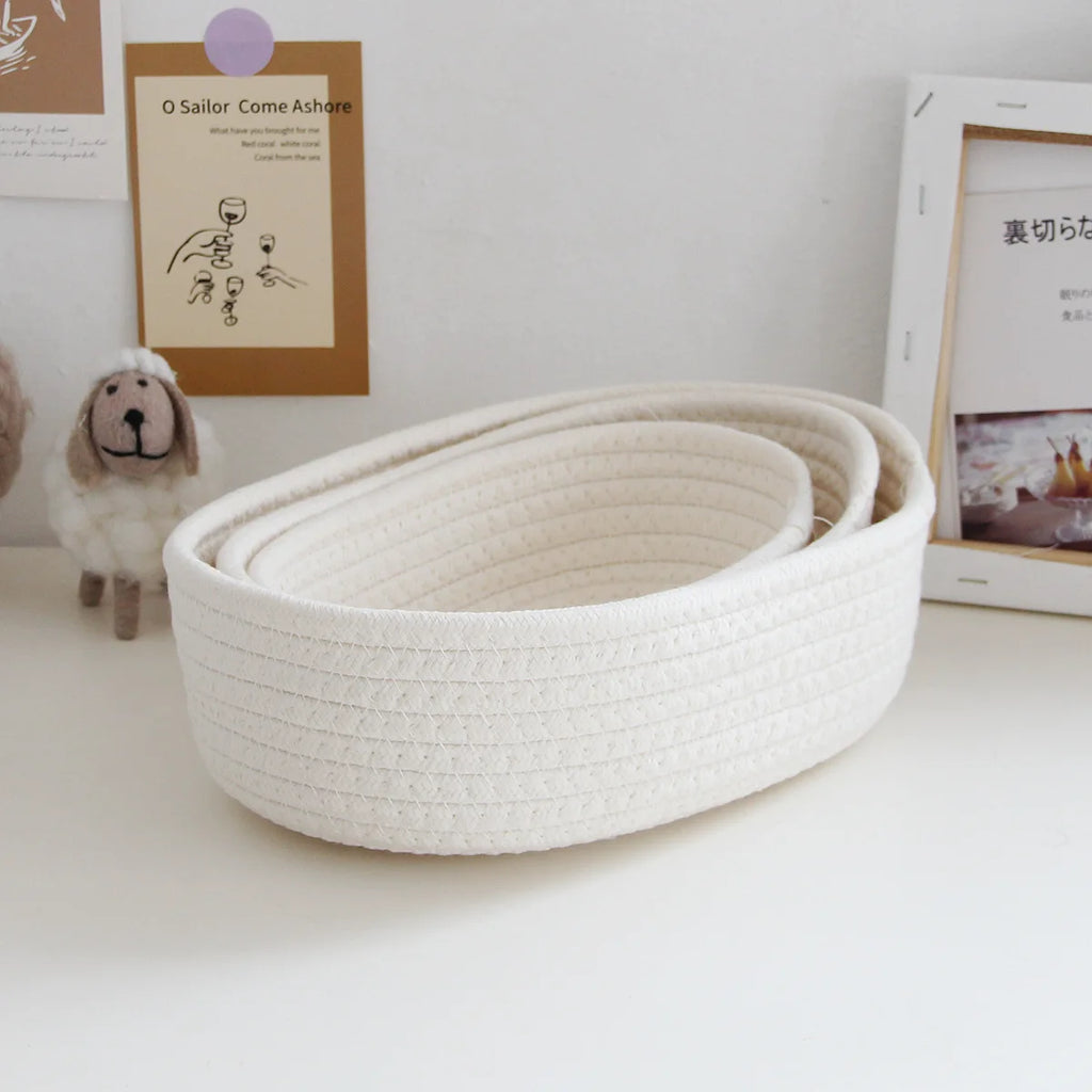 Panier de rangement en tissu