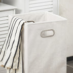 Meuble salle de bain avec panier à linge
