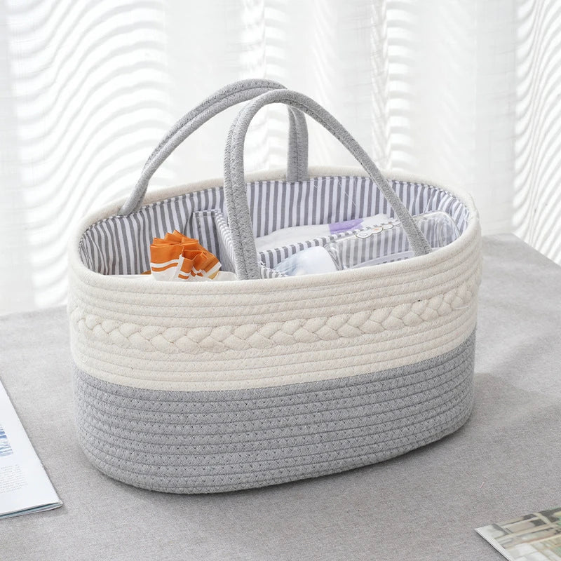 Panier à langer en osier