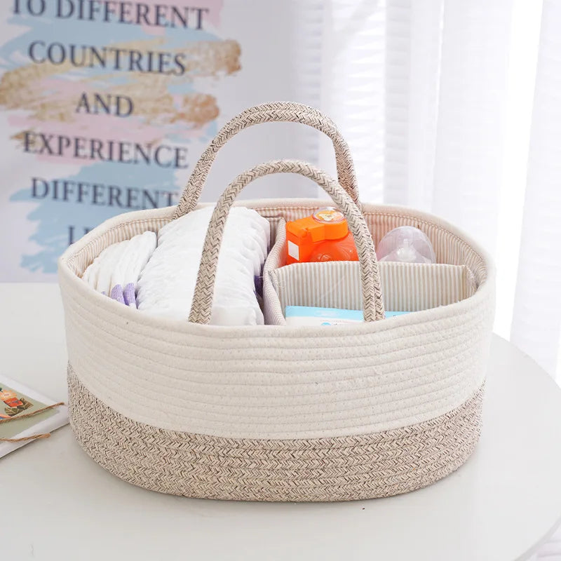 Panier de rangement pour bébé et table à langer