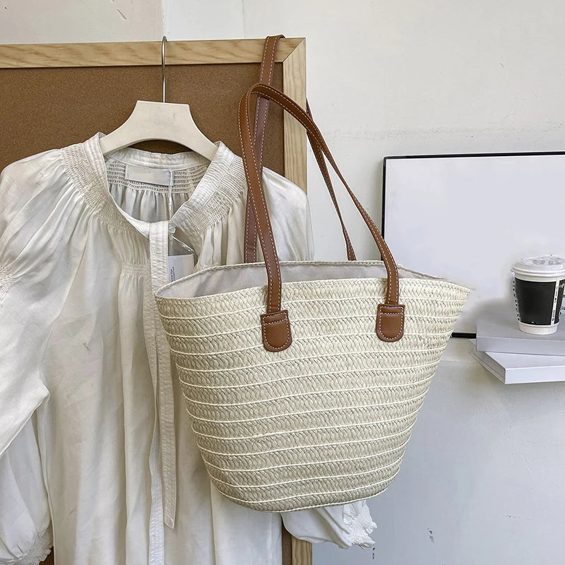 Sac panier osier chic