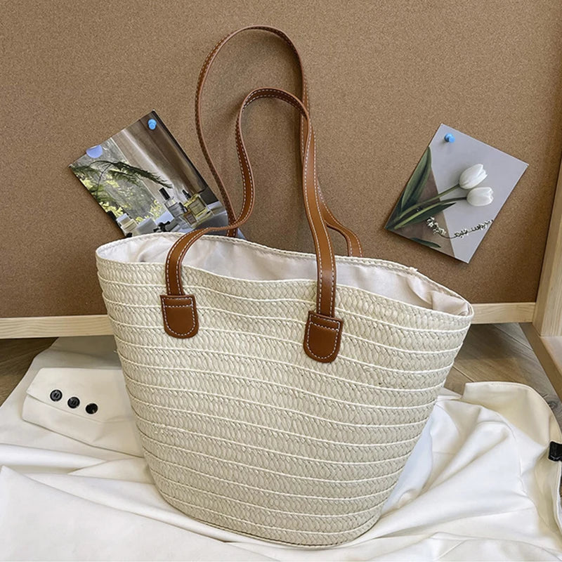 Sac panier osier chic